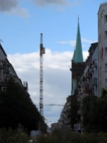 Galiläakirche - Sichtachse Bersarinplatz