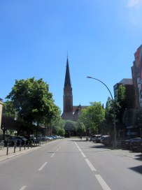 Lutherkirche Schöneberg - Sichtachse Bülowstraße
